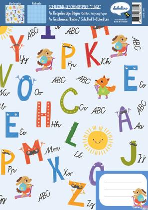 Immagine prodotto Dabelino Set di carta da regalo per i giovani che iniziano la scuola (4x)