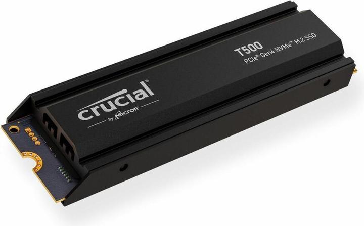 Actual product image Crucial T500 with Heatsink (2000 GB, M.2 2280)