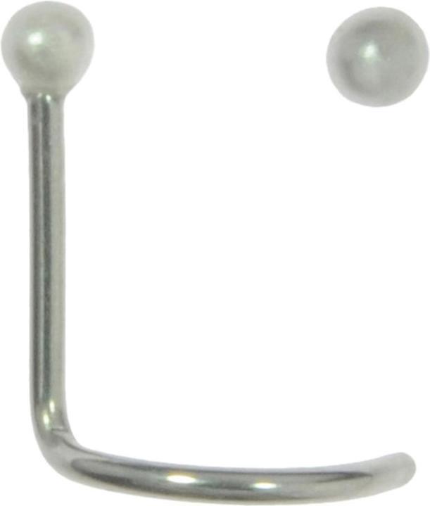 Produktbild Bijouteria Nasenpiercing (Chirurgenstahl 316L, Synthetische Perle)