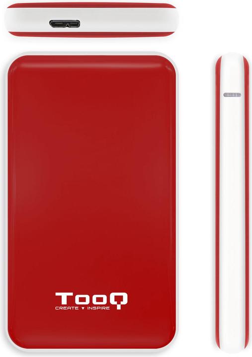 Produktbild Tooq Technology CAJA EXTERNA TQE-2528R 2,5" 9,5 MM SATA USB 3.1 GEN1 ROJA (2.5")