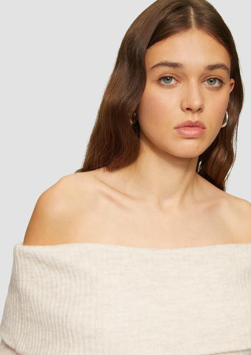 Image du produit S.Oliver Strickpullover Rippstrickpullover mit Offshoulder-Ausschnitt (XL)