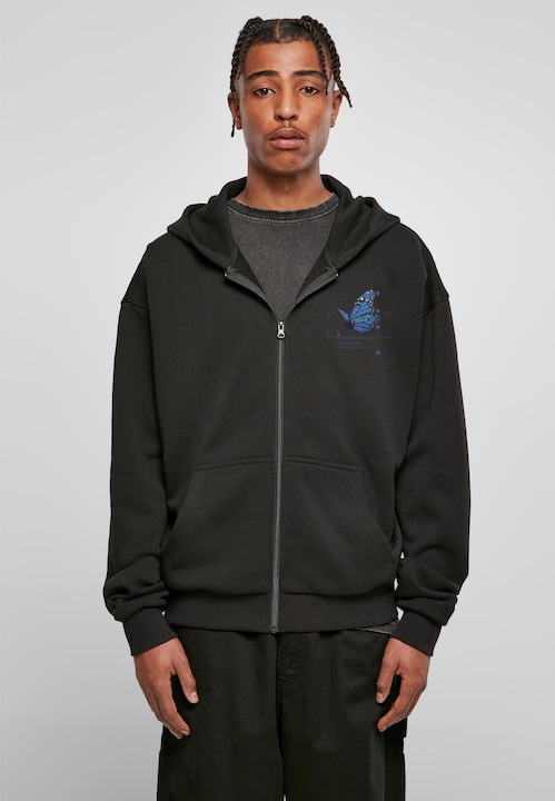Produktbild Mister Tee Grid Head Butterfly Oversize Hoody (L)