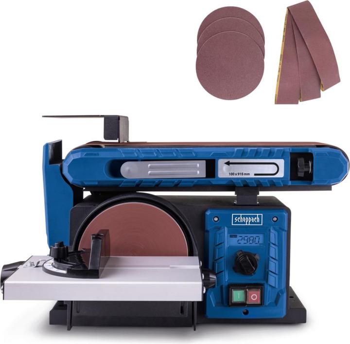 Scheppach BTS900 (Ponceuse à bande, Ponceuse à disque, 400 W)