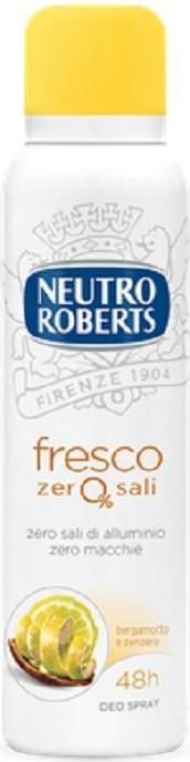 Actual product image Neutro Roberts Deo Spray Bergamot and Ginger 150 ml (Spray, 150 ml)