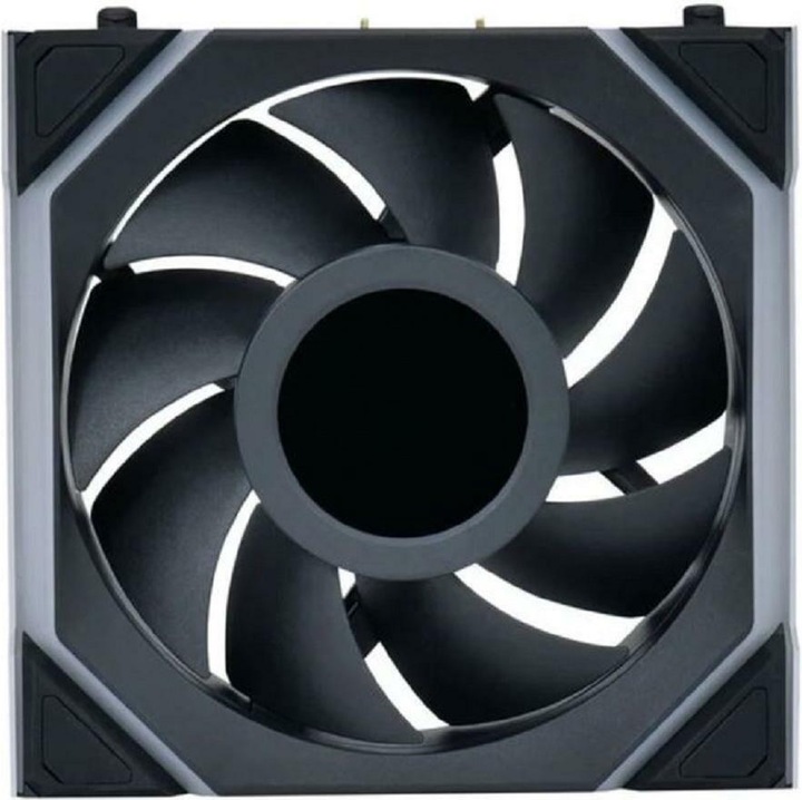 Produktbild Lian-Li UNI FAN SL Wireless LCD Lüfter, ARGB, PWM - 120 mm, schwarz (120 mm, 1 x)