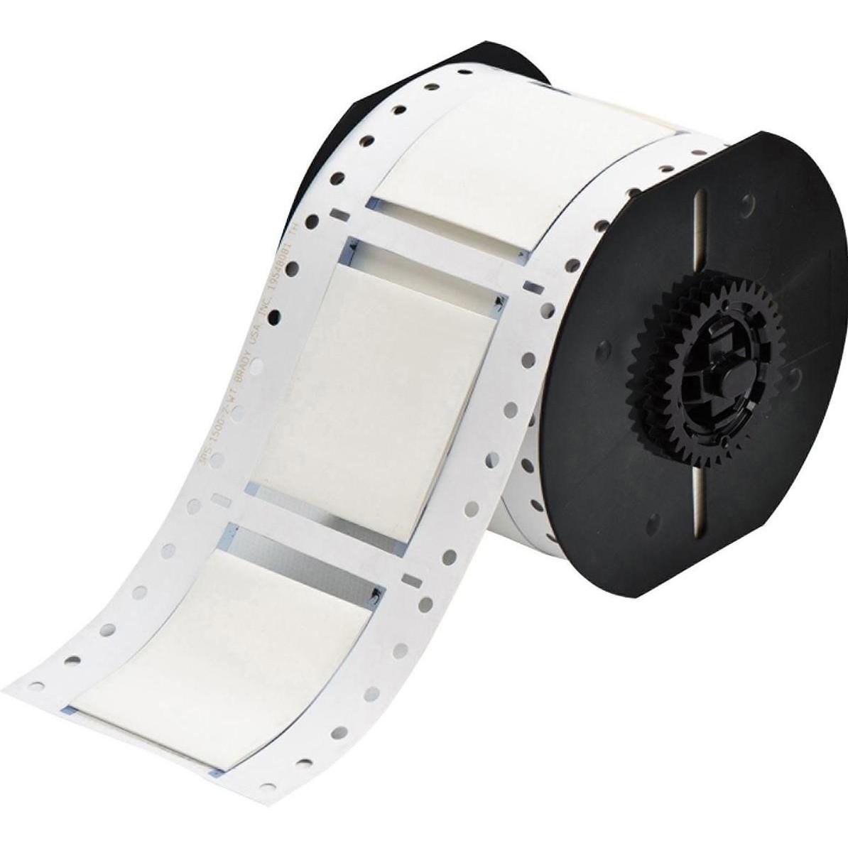 Brady, Etiketten, B33D-1500-2-7642, Heatex PermaSleeve, Polyolefin, Weiss, matt, 50.80 x 61.80 mm, für Durchmes