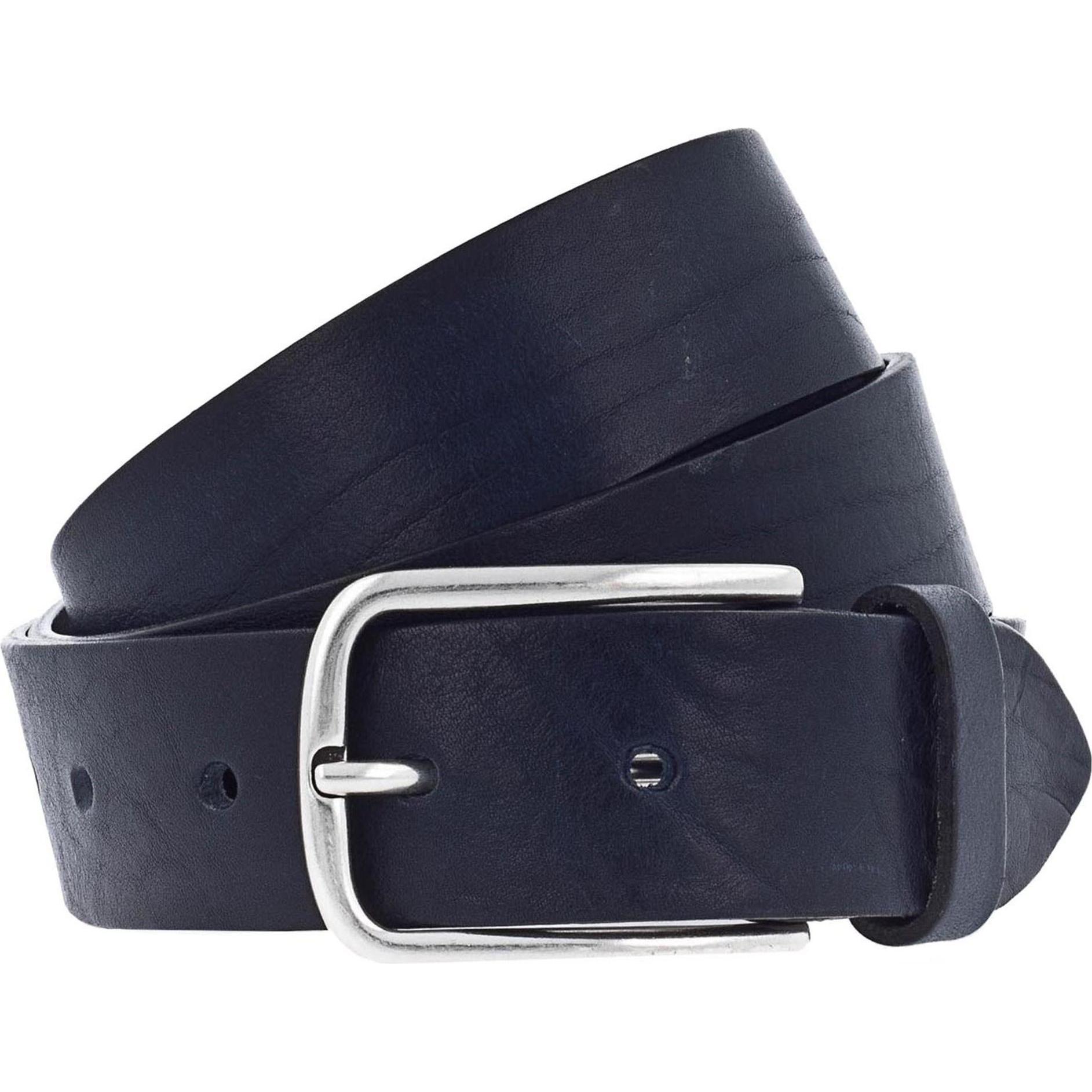 Vanzetti, Herren, Gürtel, Gürtel Leder, Blau, (105)