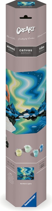 Immagine prodotto Ravensburger CreArt - Pittura con i numeri 23907 - Aurora boreale - da 14 anni - Pittura su carta