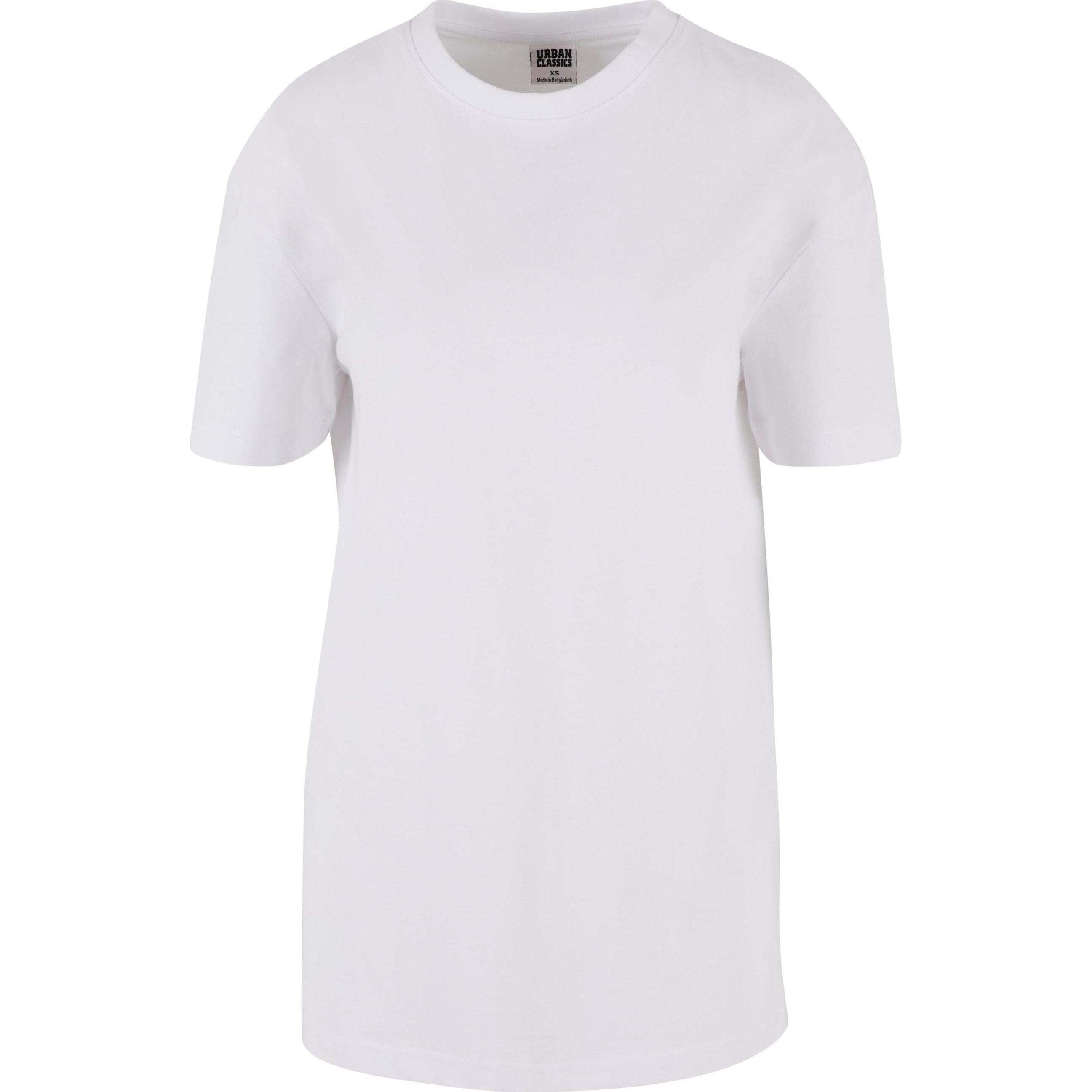 Urban Classics, Damen, Shirt, Ladies Oversized Boyfriend Tee, Weiss, (L)