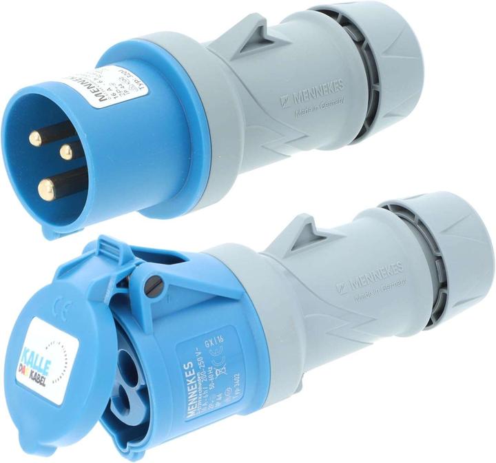 Kalle das Kabel Kalle Verlängerungskabel CEE 230V 16A Extreme Signal Orange IP44 (40 m)