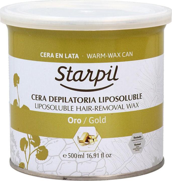 Starpil Cera depilatoria per il corpo Liposolubile Cera Gold (500 ml) (1x, 500 ml)