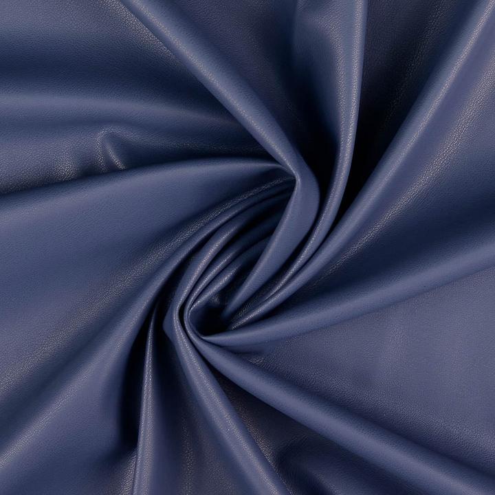 Actual product image Stoffrestposten Garment leather - Jeans blue - Minimum quantity: 1 metre
