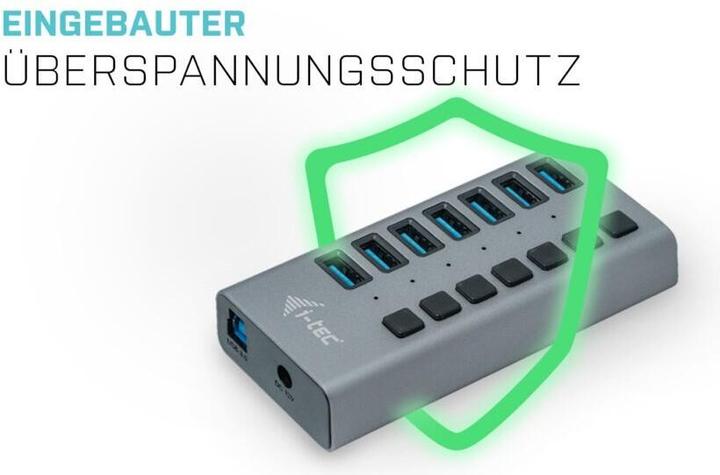 Produktbild i-tec U3CHARGEHUB7 (USB-B, 7 Ports)