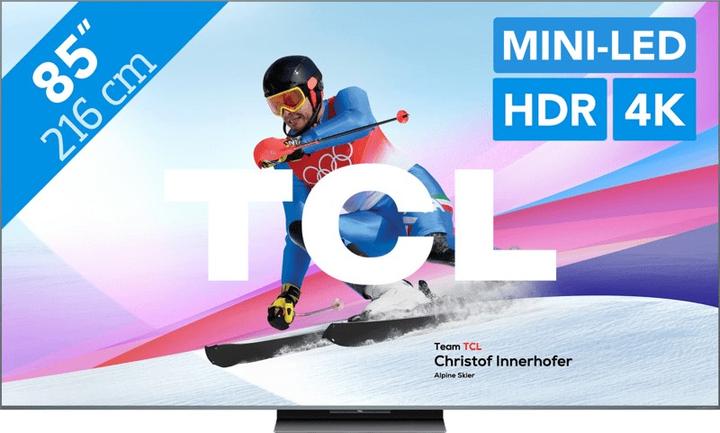 Immagine prodotto TCL 85" C9K 4K QD Mini-LED Google TV (85", LED, 4K, 2025)