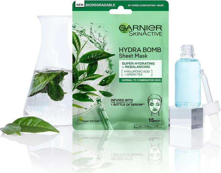 Produktbild Garnier â€“ Moisture + Freshness Tissue Super Hydrating & Purifying Mask (1 PCS) â€“ (28 g)