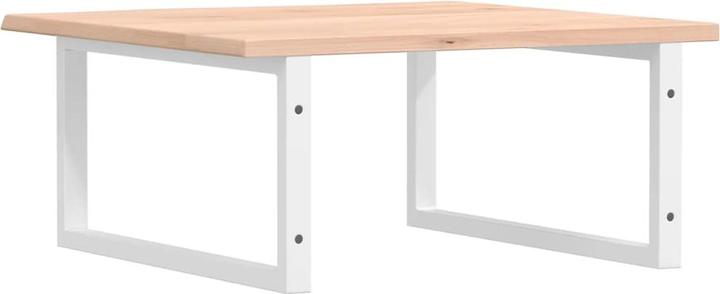 VidaXL Waschtischplatte Eiche 60cm - Wandmontage Mit Stahlhalterungen