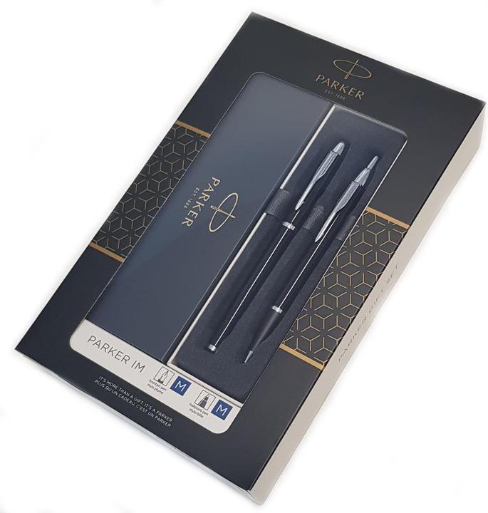 Produktbild Parker Füllfederhalter DuoSet IM C.C. Schwarz (Black, Silber, 2x)