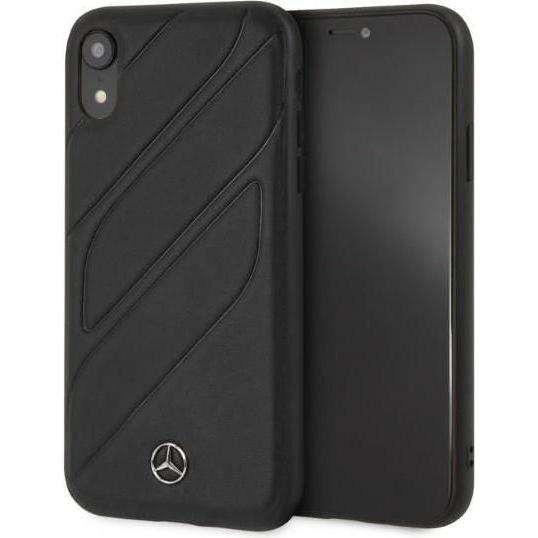 Mercedes MEHCI61THLBK iPhone Xr czarny/black hardcase New Organic I (Apple iPhone XR), Smartphone Hülle, Schwarz