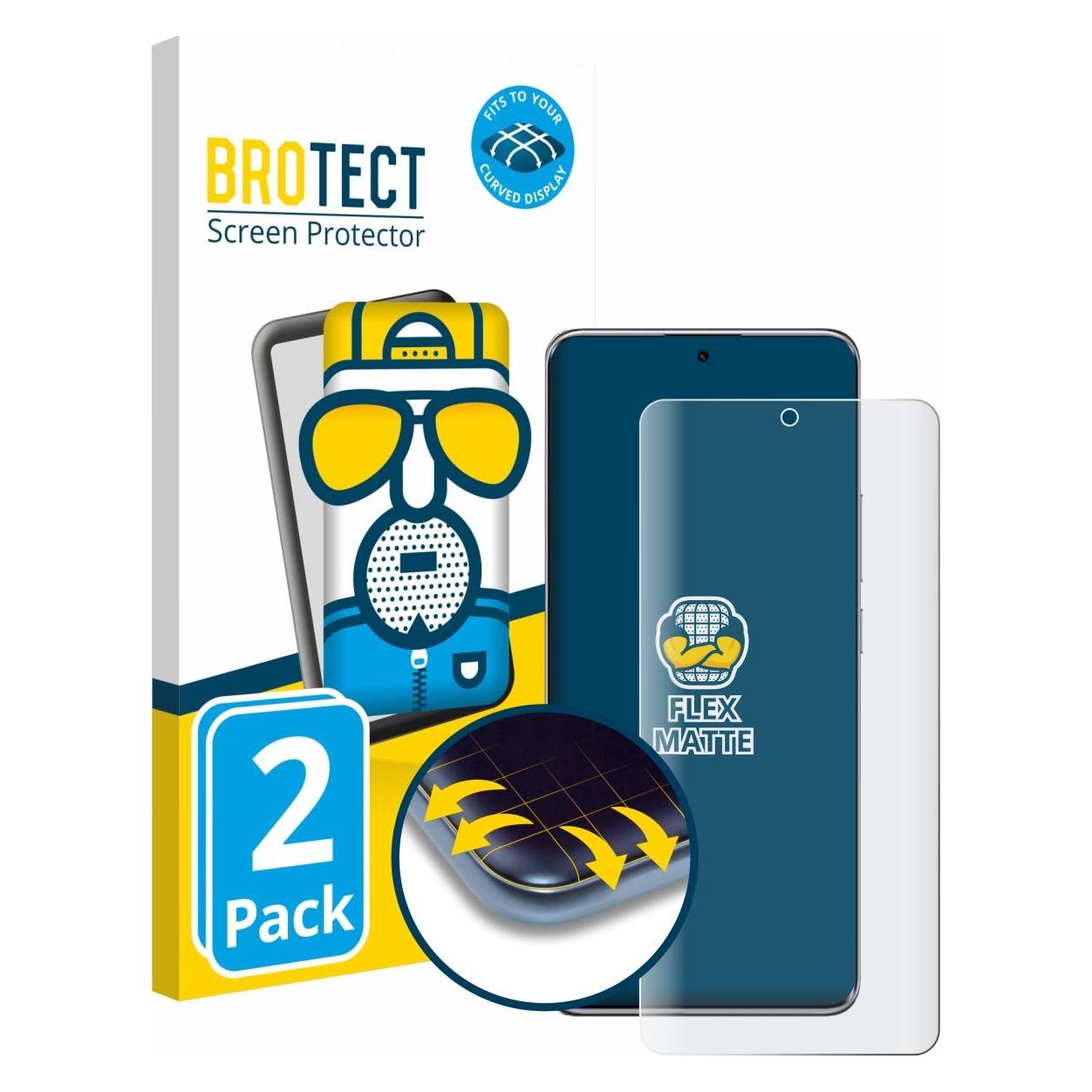 BROTECT AirGlass Vetro (1 Pezzo/i, Xiaomi Poco X3 NFC