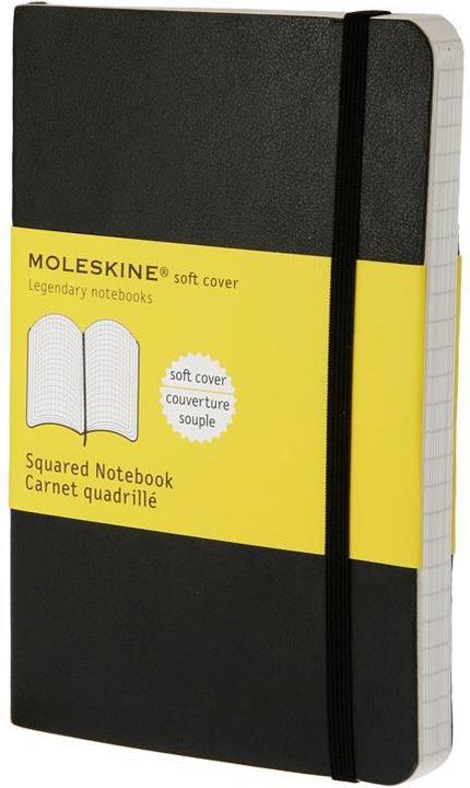 Produktbild Moleskine Classic Soft Pocket (A6, Kariert, Weicher Einband)