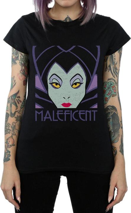 Image du produit Disney - T-shirt MALEFICENT CROPPED HEAD - Femme (S)