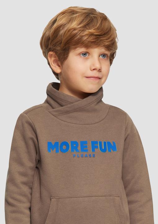 Produktbild S.Oliver Sweatshirt Wärmendes Sweatshirt mit erhabenem Print (104, 110)