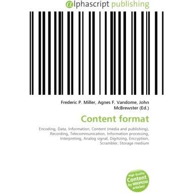 Content format, Fachbücher