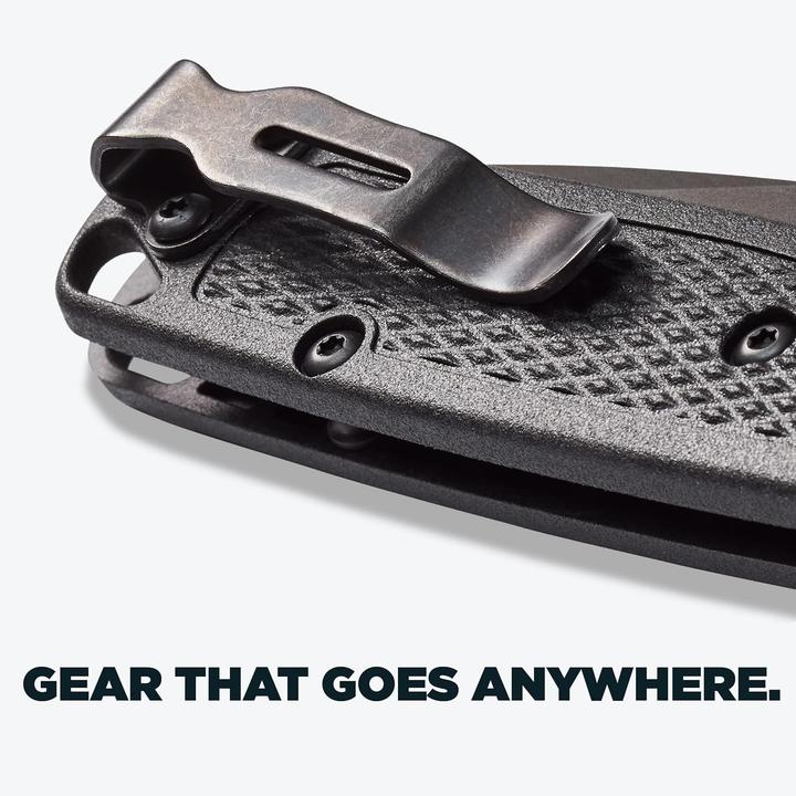 Actual product image Benchmade Mini Bugout Black Plain (7.16 cm)