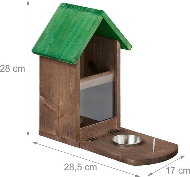 Produktbild Relaxdays Eichhörnchenfutterhaus