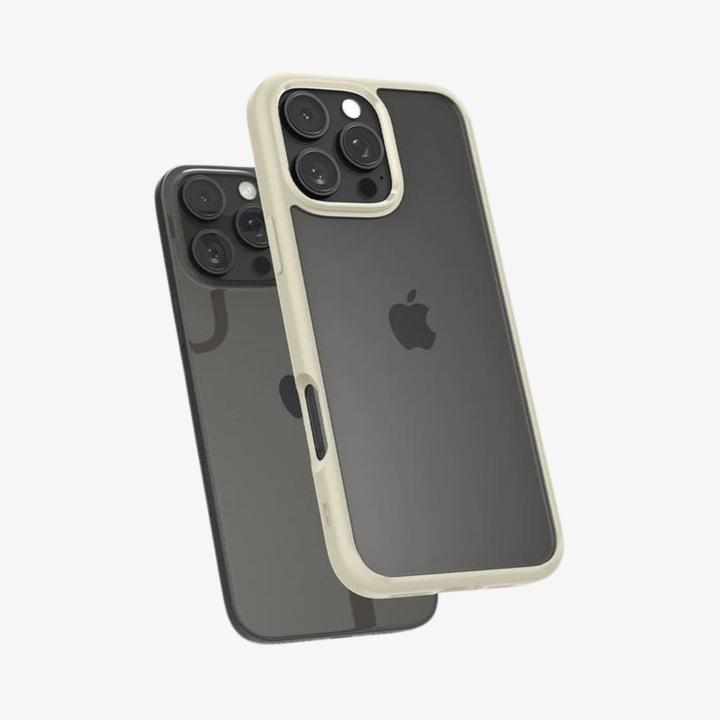 Actual product image Spigen Crystal Hybrid Case iPhone 16 Pro Max Mute Beige (Apple iPhone 16 Pro Max)