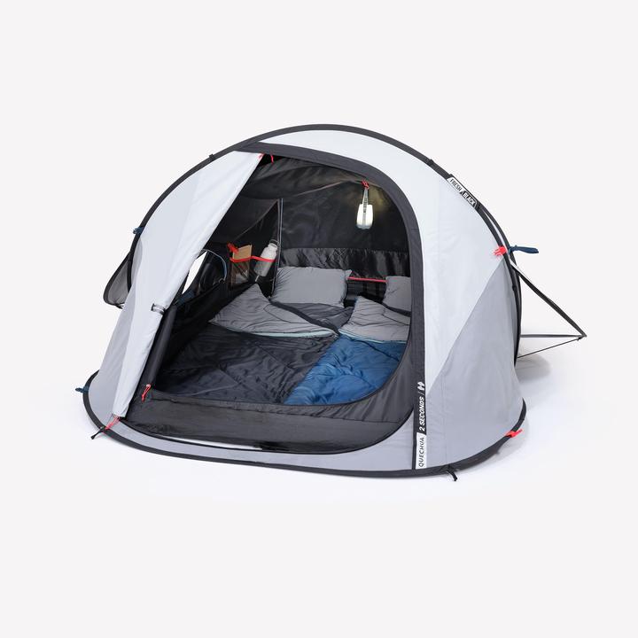 Immagine prodotto Quechua Tenda da campeggio - 2 Seconds Fresh & Black per 2 persone (Tenda pitching, 4 kg, 2 persone)