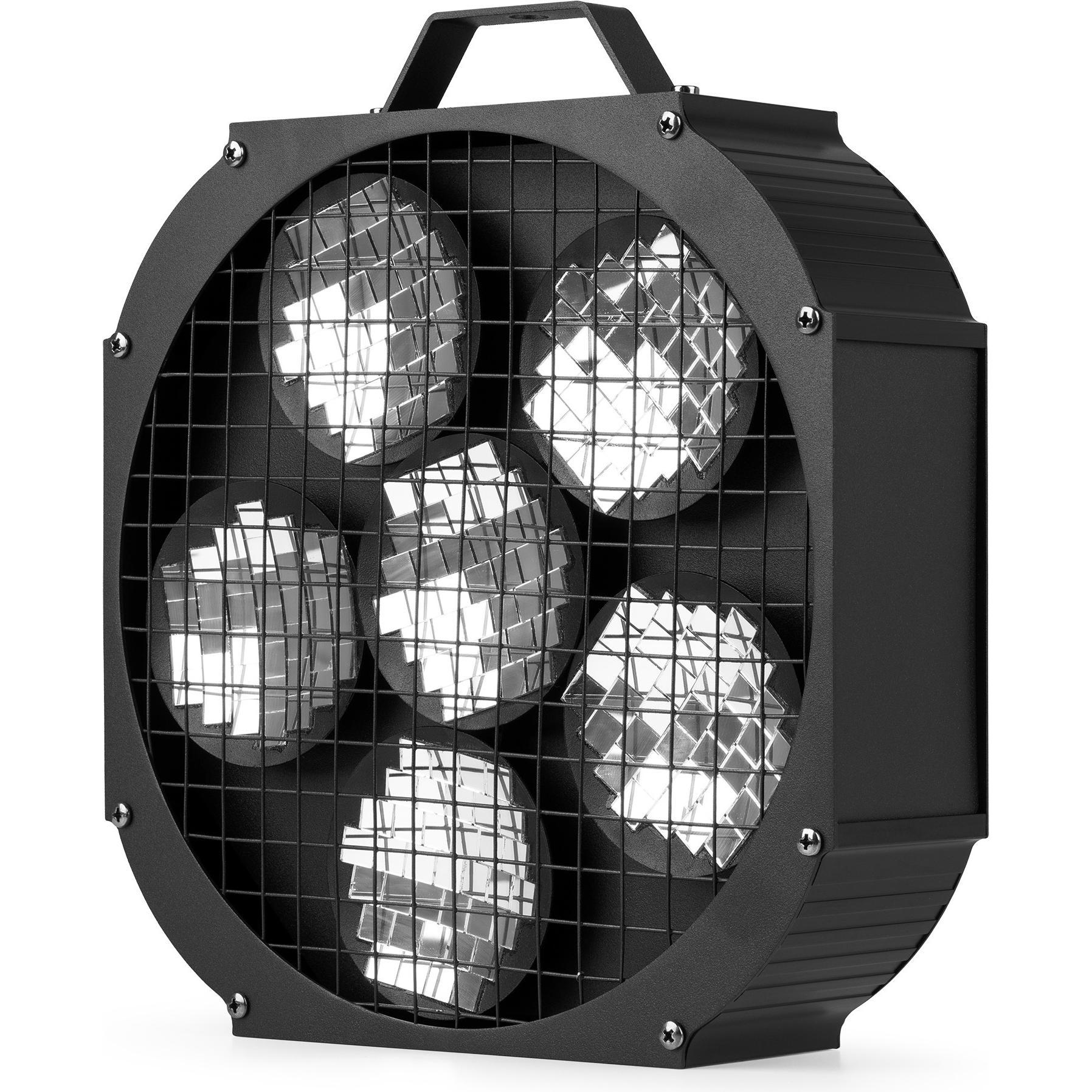 Fuzzix MBR60 spiegelreflector - 6 roterende spiegelschijven met 37 spiegels - DMX, Faro, Nero