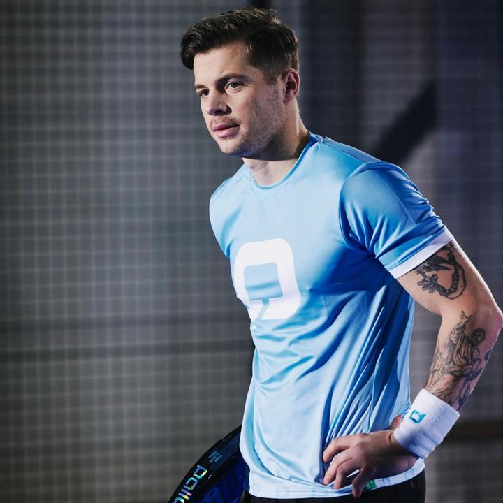 Actual product image Pallap Technical pro Shirt pulse blue/white (M)