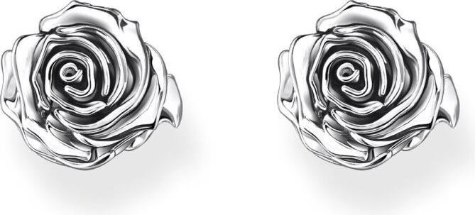 Immagine prodotto Thomas Sabo Ohrstecker Midnight Rose Silber (Argento 925)