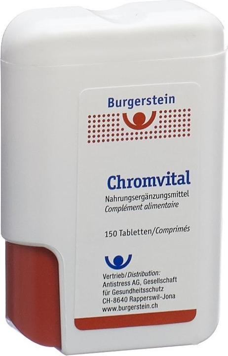 Image du produit Burgerstein Chromvital (150 Tabs) (150 pcs, Cachets, 34 g)