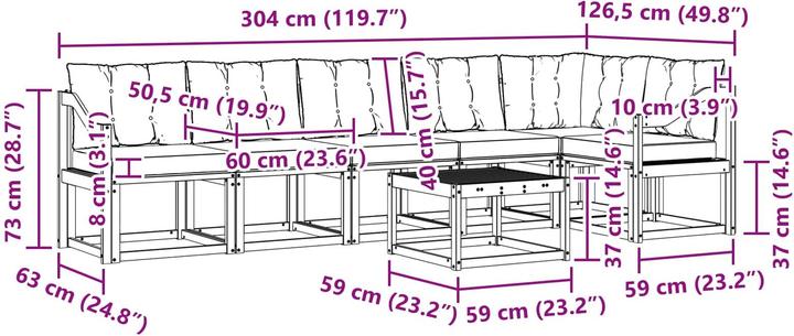 Produktbild vidaXL Sofa Set