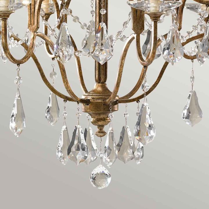 Image du produit Elstead Lighting Valentina Lustre E14 6 branches Bronze oxydé (72.10 cm)