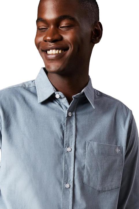 Actual product image Universal Textiles Mens Corduroy Long-Sleeved Shirt (XXL)