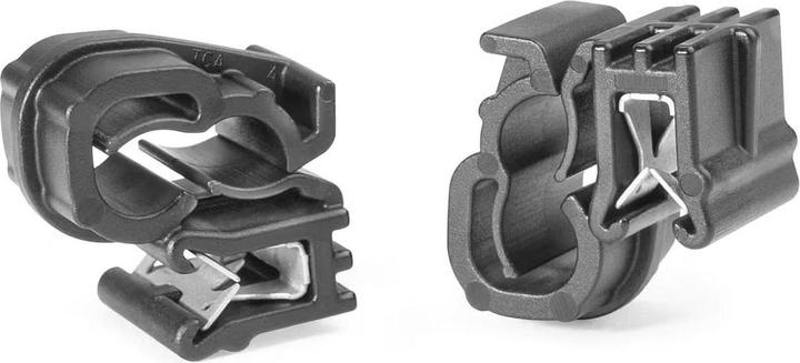 HellermannTyton EC1-3SPDHC6-7-PA66HSUV-BK Befestigungsclip steckbar 151-04010 (Befestigungsschlaufen, 21.90 mm, 1 Stk.)