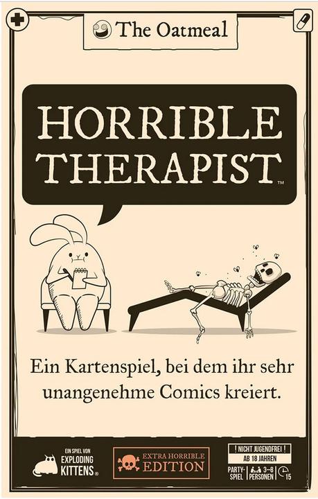 Actual product image Exploding Kittens Horrible Therapist (German, 3 - 8 Players)