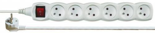 Produktbild Emos Verlängerungskabel P1612C - 6 Steckdosen / 2m / mit Schalter (2 m)