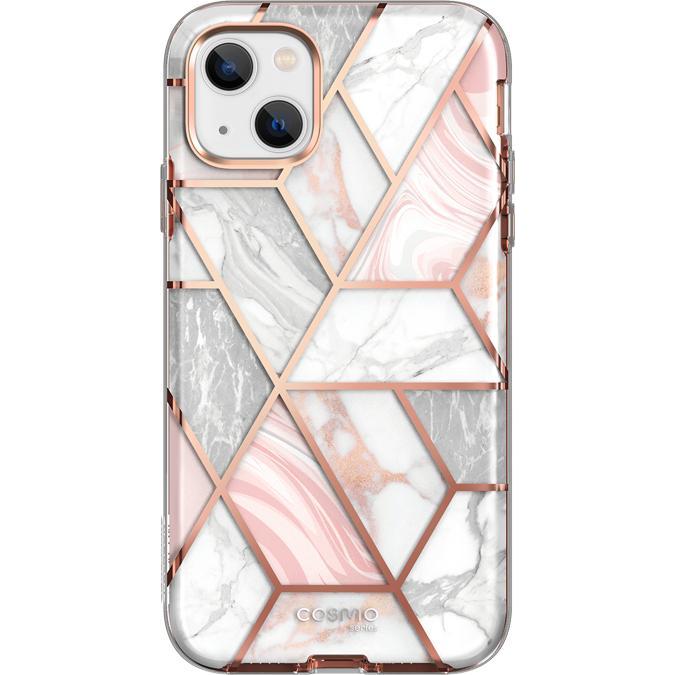 Supcase COSMO IPHONE 13 / 14 MARBLE PINK (Apple iPhone 13), Smartphone Hülle, Pink
