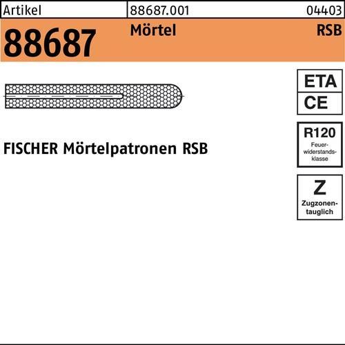 Energie-Label Fischer Mörtelpatrone R 88687 RSB 16 mini Mörtel (10 Stk.)