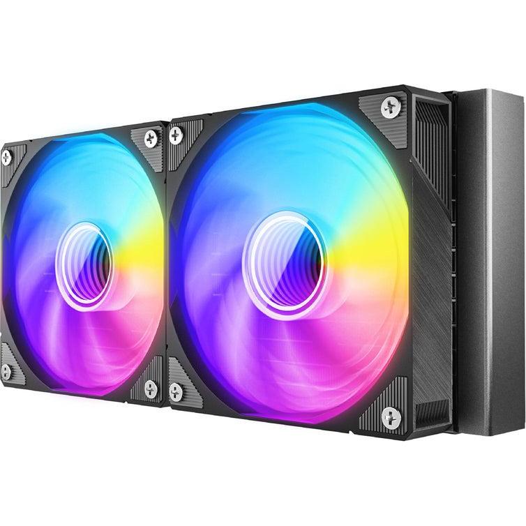Thumbnail - Azza Pyramid 240 ARGB Wasserkhler retail, CPU Wasserkühler, Schwarz