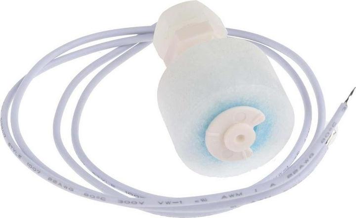 RS PRO Vertical float switch, direct load, PP, 200V, -20°C, up to +80°C, 300mm cable