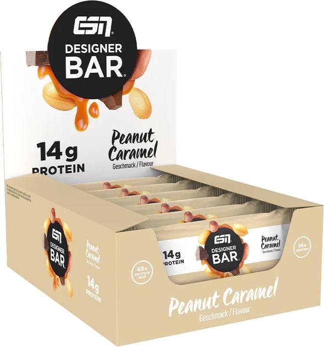 Produktbild ESN Designer (Erdnuss-Caramel, 12 Stk., 540 g)