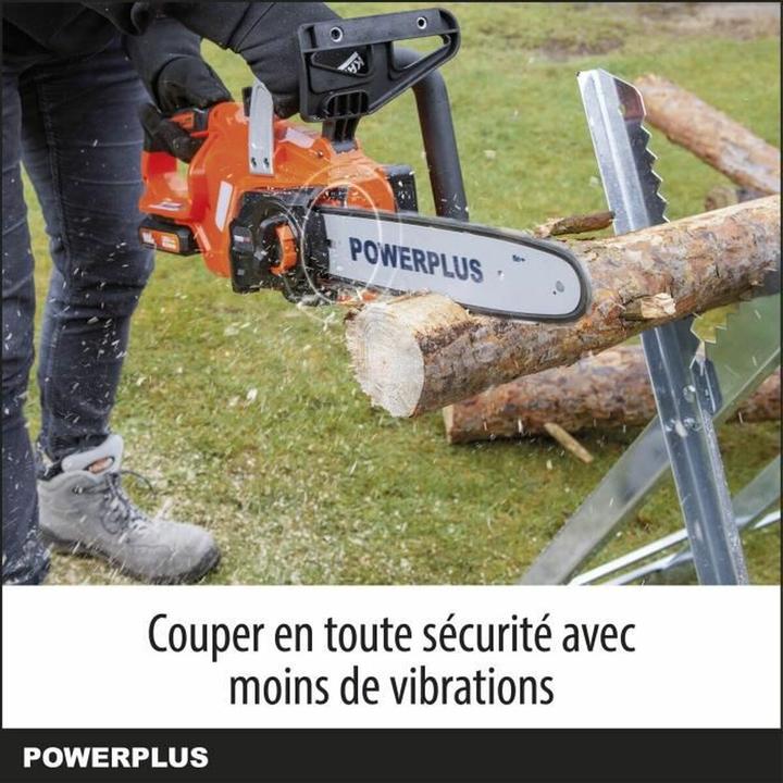 Produktbild Powerplus Dual Power Kettensäge 20V 300mm - exkl. Akku und Ladegerät - 1 Acc. (Akku Kettensäge)