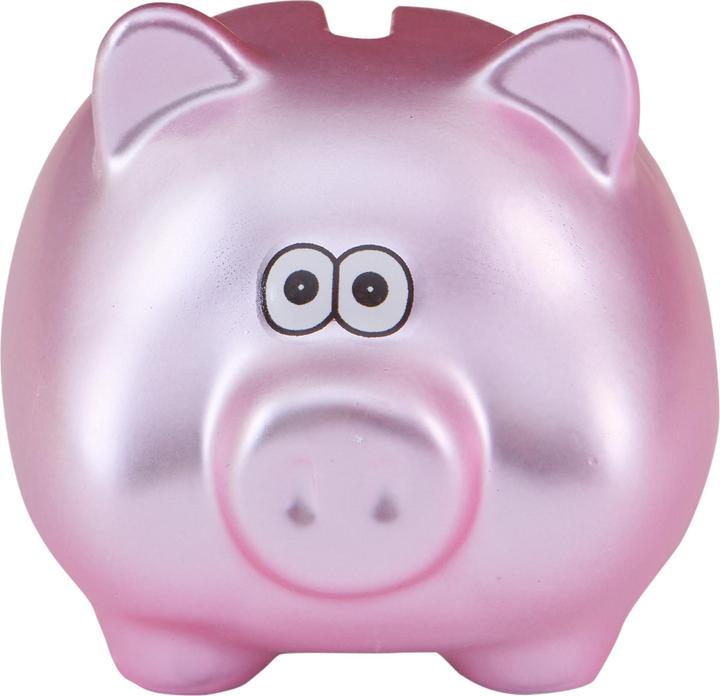 Image du produit Idena Tirelire cochon rose métallisé 7x7x8cm