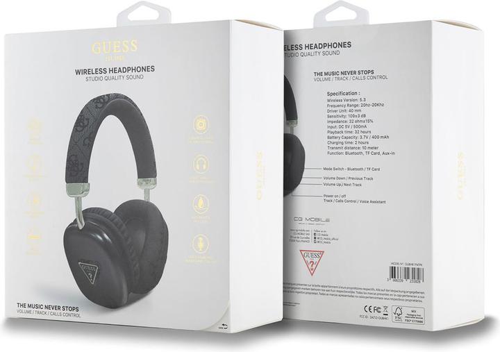 Productafbeelding Guess PU Leer 4G Driehoek Logo (Geen ruisonderdrukking, 32 h, Draadloze)