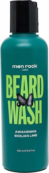 Men Rock Men-Rock - Beard Wash Awakening Sicilian Lime - Beard Soap - 100ml (100 ml)